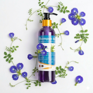 แชมพูสมุนไพร ดอกอัญชัน & ว่านหางจระเข้