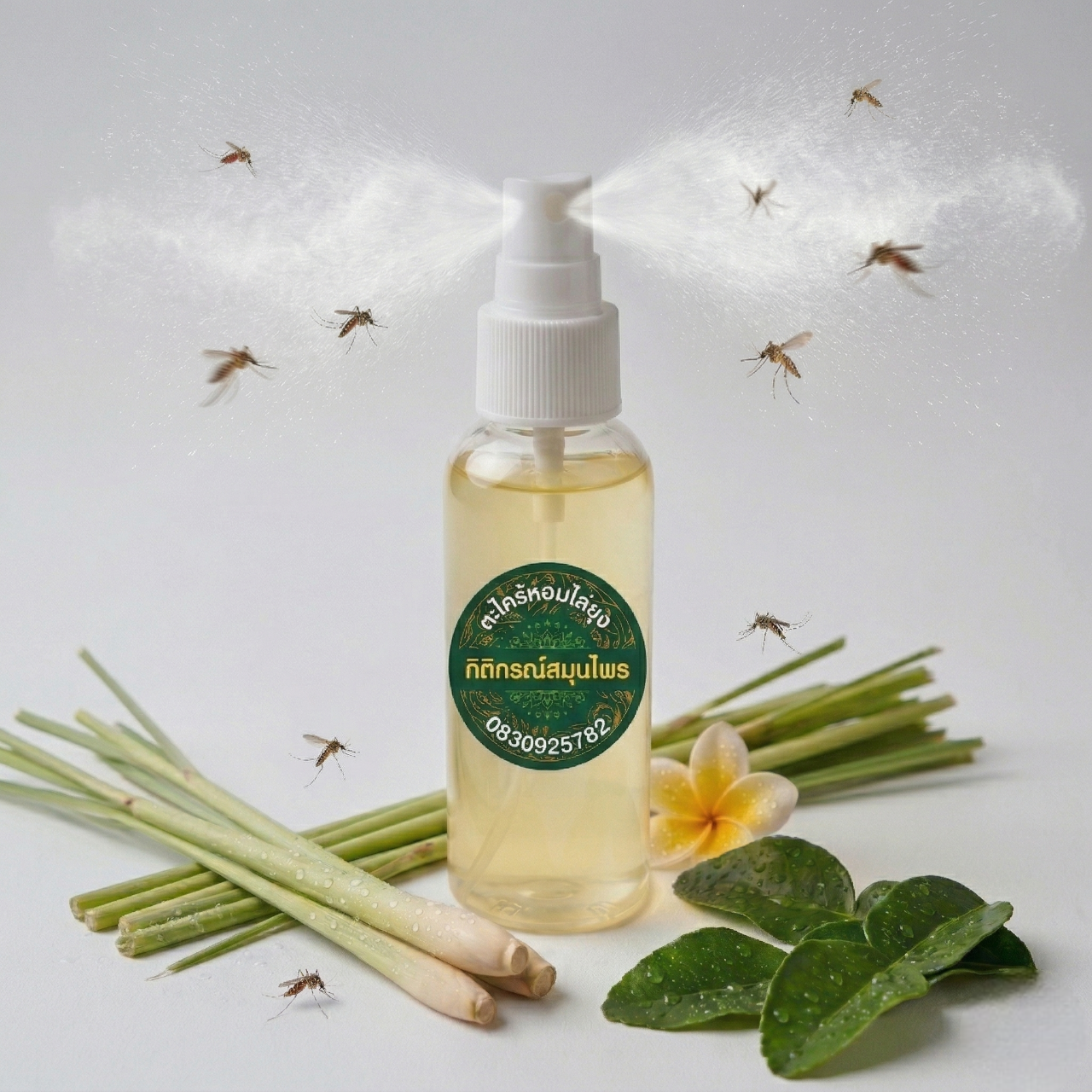 ตะไคร้หอมไล่ยุง