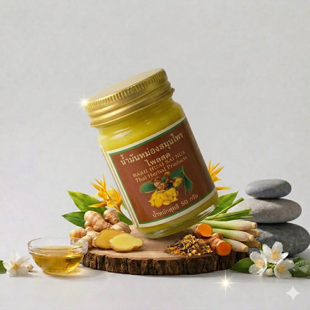 น้ำมันหม่องสมุนไพรสด