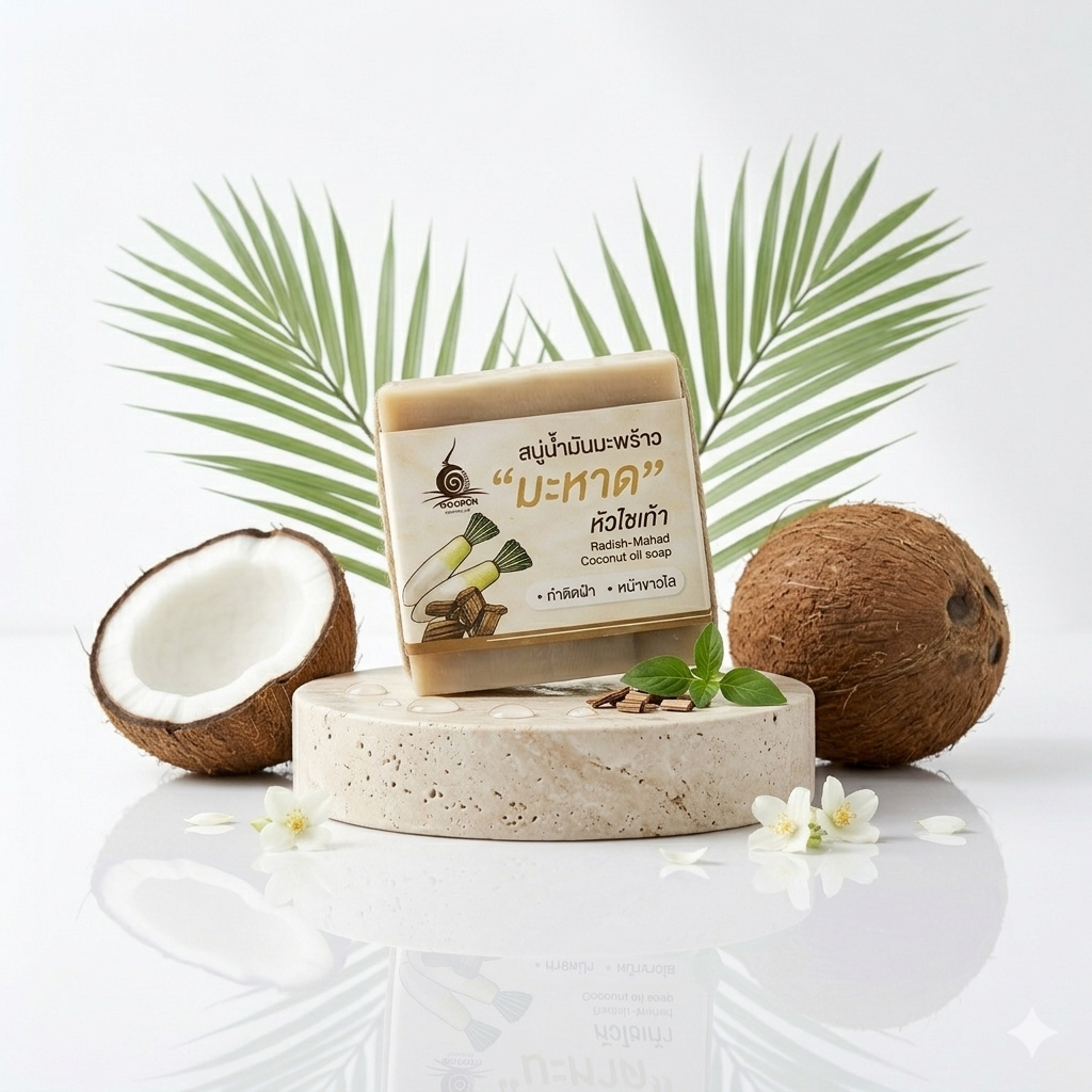 สบู่น้ำมันมะพร้าวมะหาด | OTOP 100พันมะพร้าว