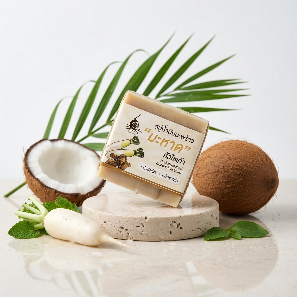 สบู่น้ำมันมะพร้าวมะหาด | OTOP 100พันมะพร้าว