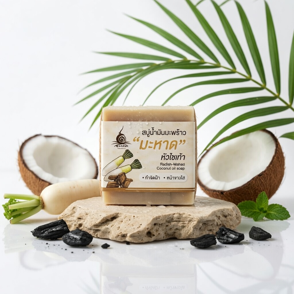 สบู่น้ำมันมะพร้าวมะหาด | OTOP 100พันมะพร้าว