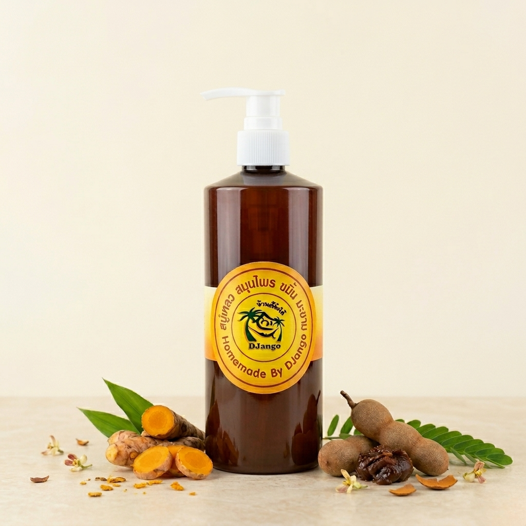 สบู่เหลวสมุนไพร By Django ขนาด 500 มล.