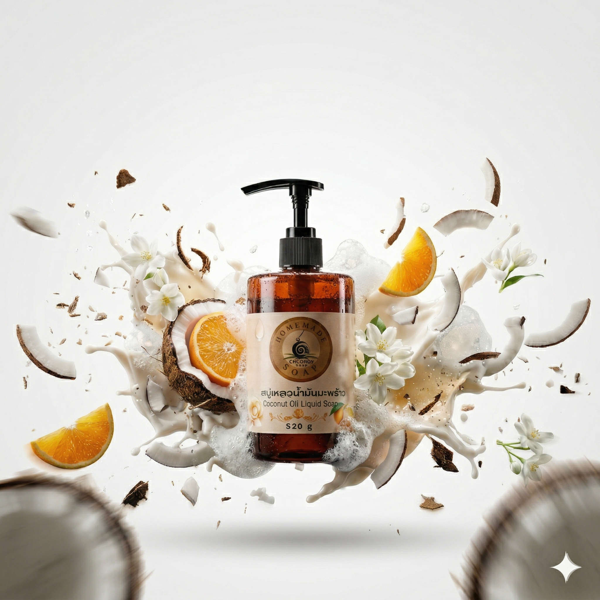 สบู่เหลว”น้ำมันมะพร้าว”