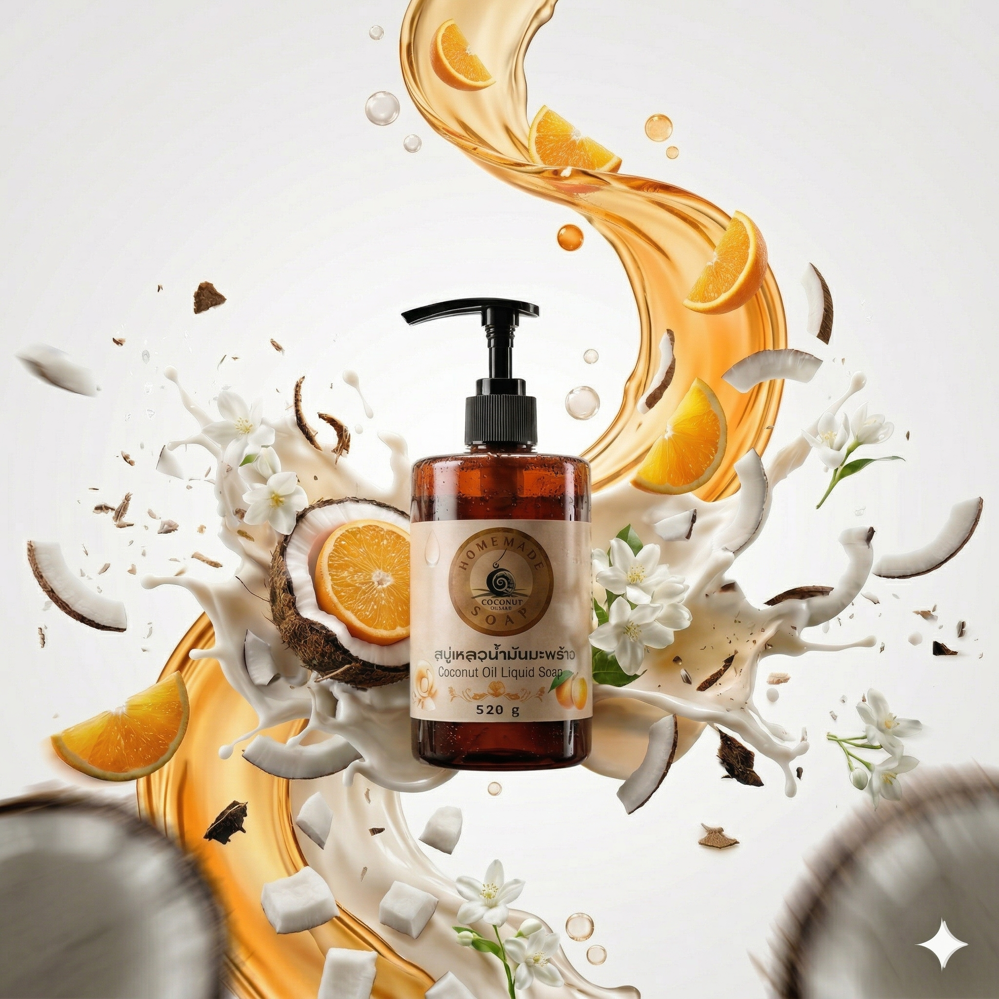 สบู่เหลว”น้ำมันมะพร้าว”