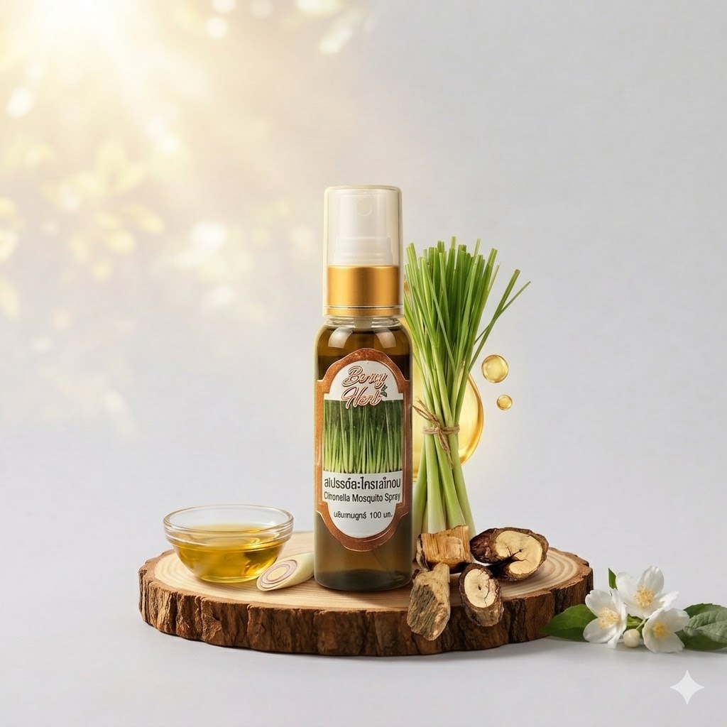 สเปรย์ตะไคร้หอมไล่ยุง