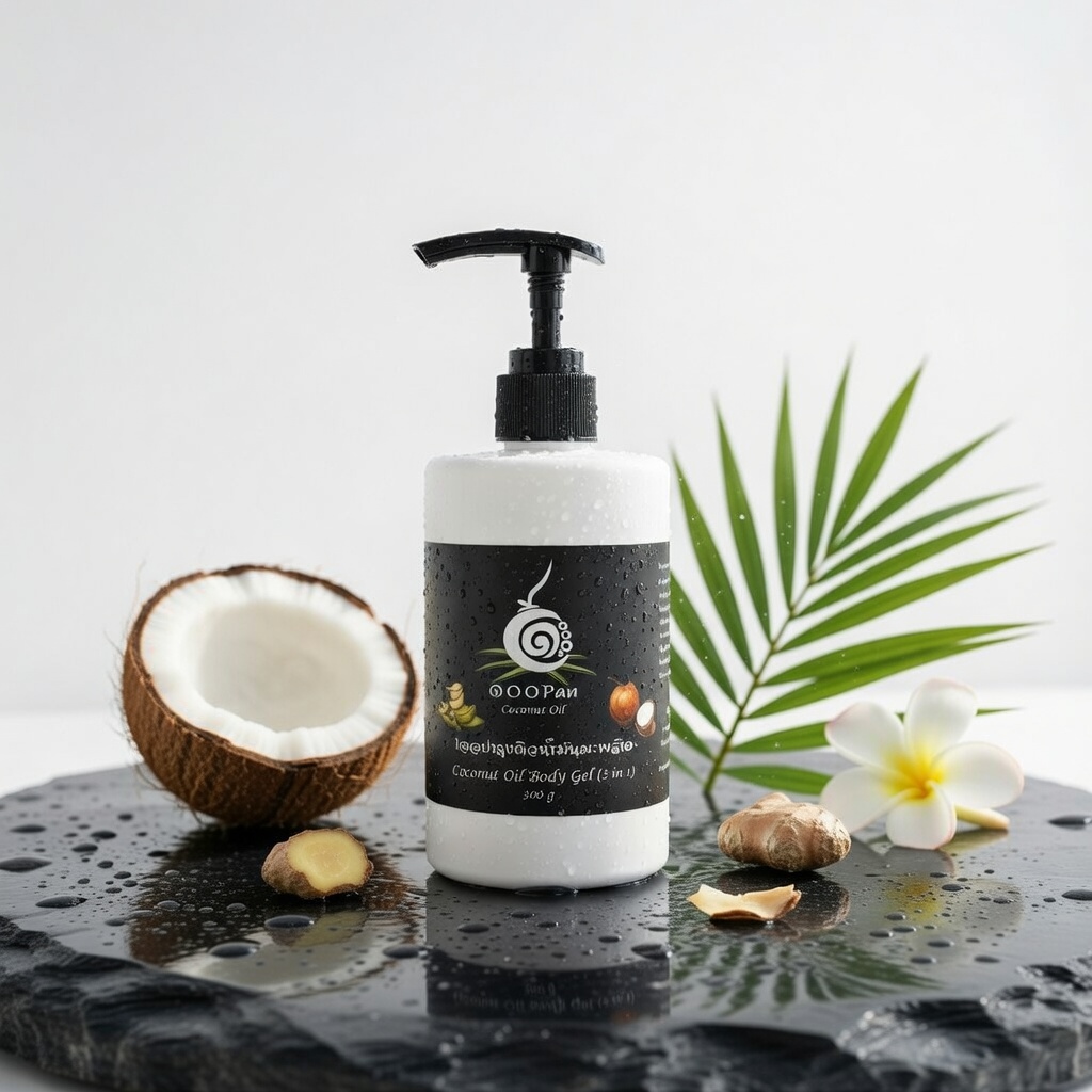 เจลบำรุงผิวน้ำมันมะพร้าว | OTOP 100พันมะพร้าว