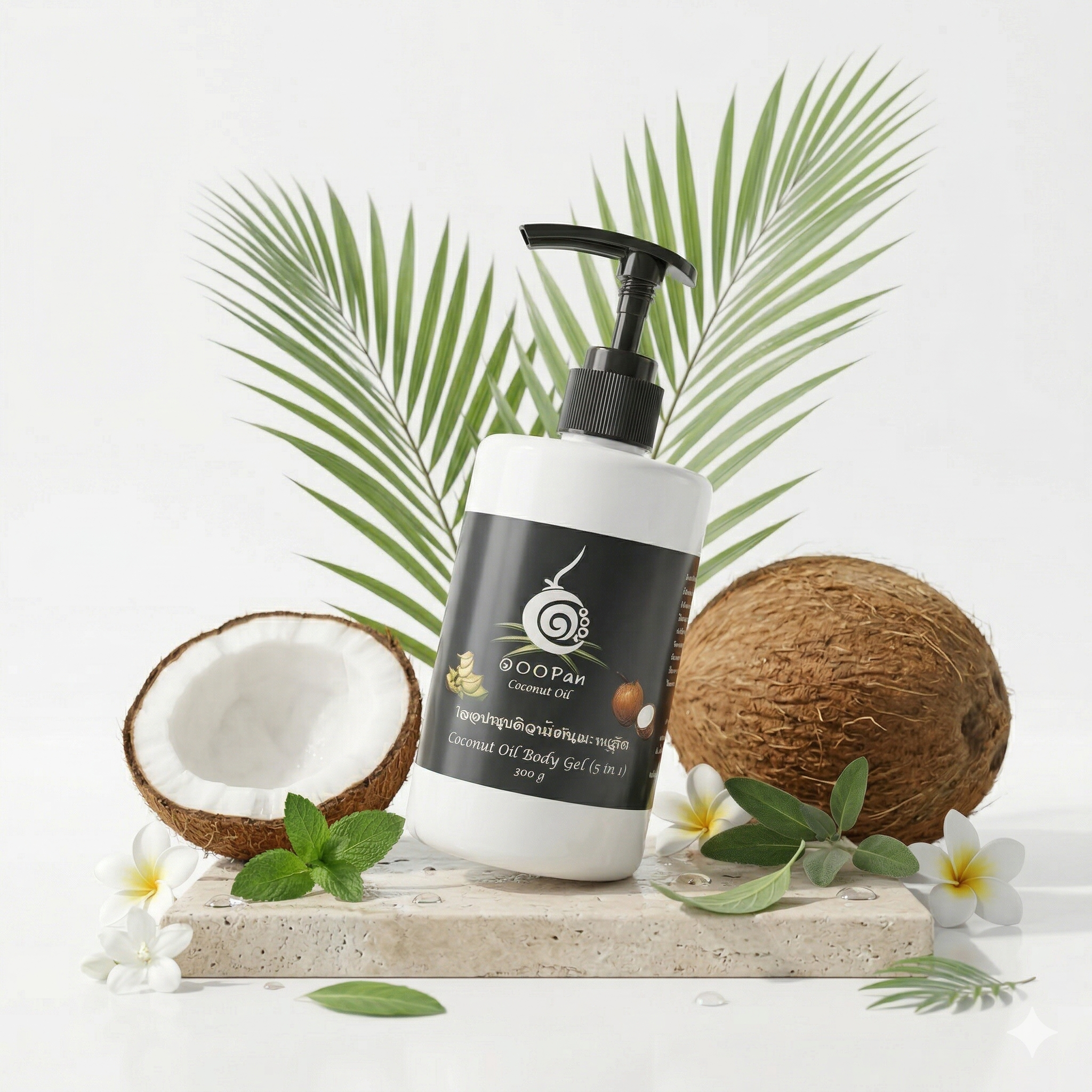 เจลบำรุงผิวน้ำมันมะพร้าว | OTOP 100พันมะพร้าว