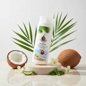 แชมพูสระผมน้ำมันมะพร้าว | OTOP 100พันมะพร้าว