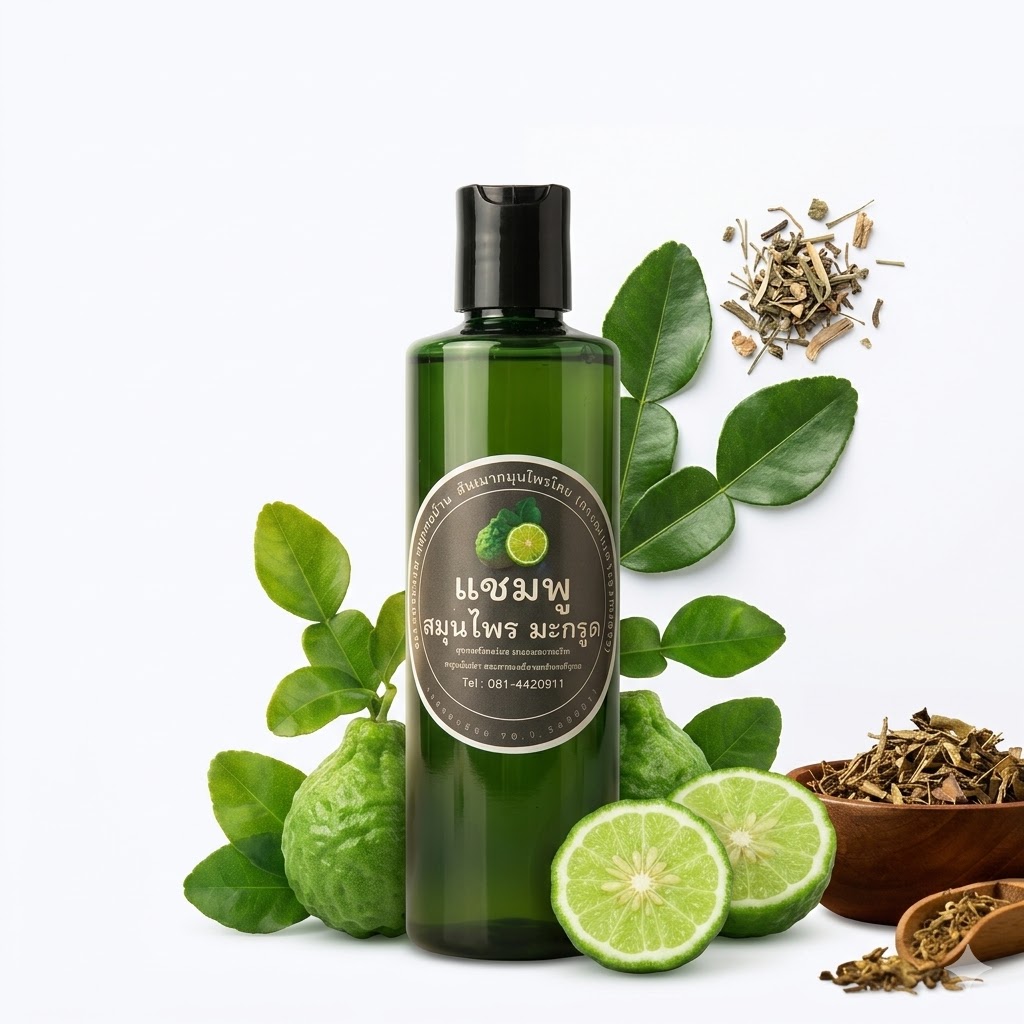 แชมพูสมุนไพรมะกรูด