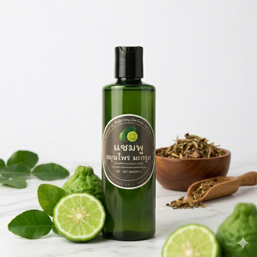 แชมพูสมุนไพรมะกรูด