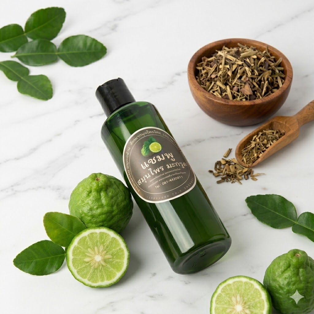 แชมพูสมุนไพรมะกรูด